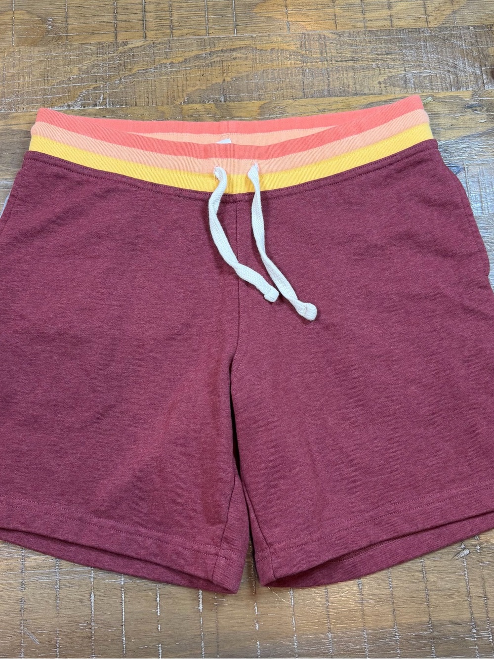 Chubbies Lounge Wear Shorts Mens Size Medium 7” Inseam Red Athleisure Comfort